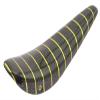 Alta 20" Black Vinyl Banana Seat/Saddle Sparkle with Gold Stripes view 1