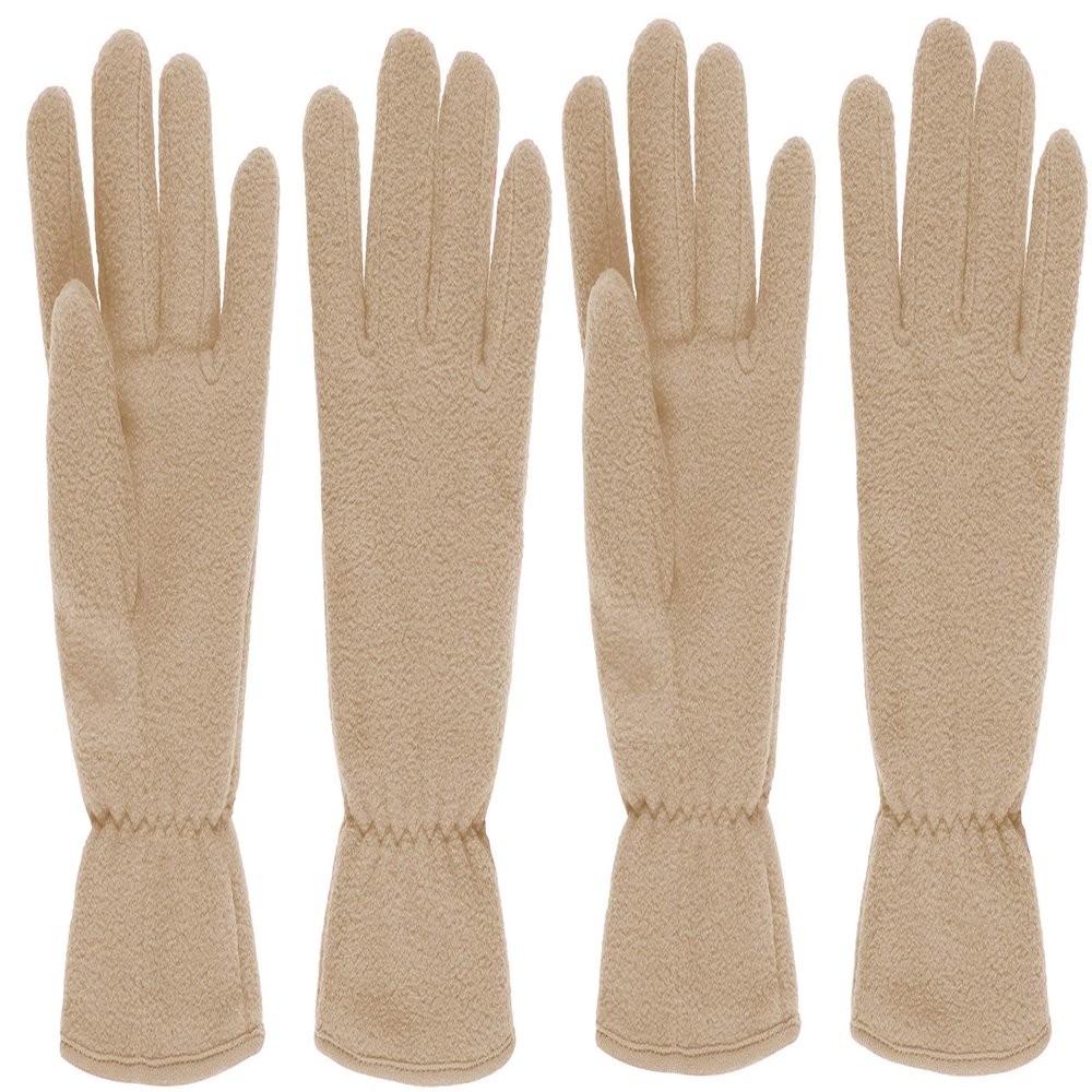 Gilbins 2 Pack Kids Winter Warm Gloves Cold Weather Fleece Polar Gloves for Boys or Girls