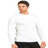 Men's Classic Waffle-Knit Medium Weight Thermal Top (XL, White) view 1