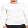 Men's Classic Waffle-Knit Medium Weight Thermal Top (XL, White) view 3