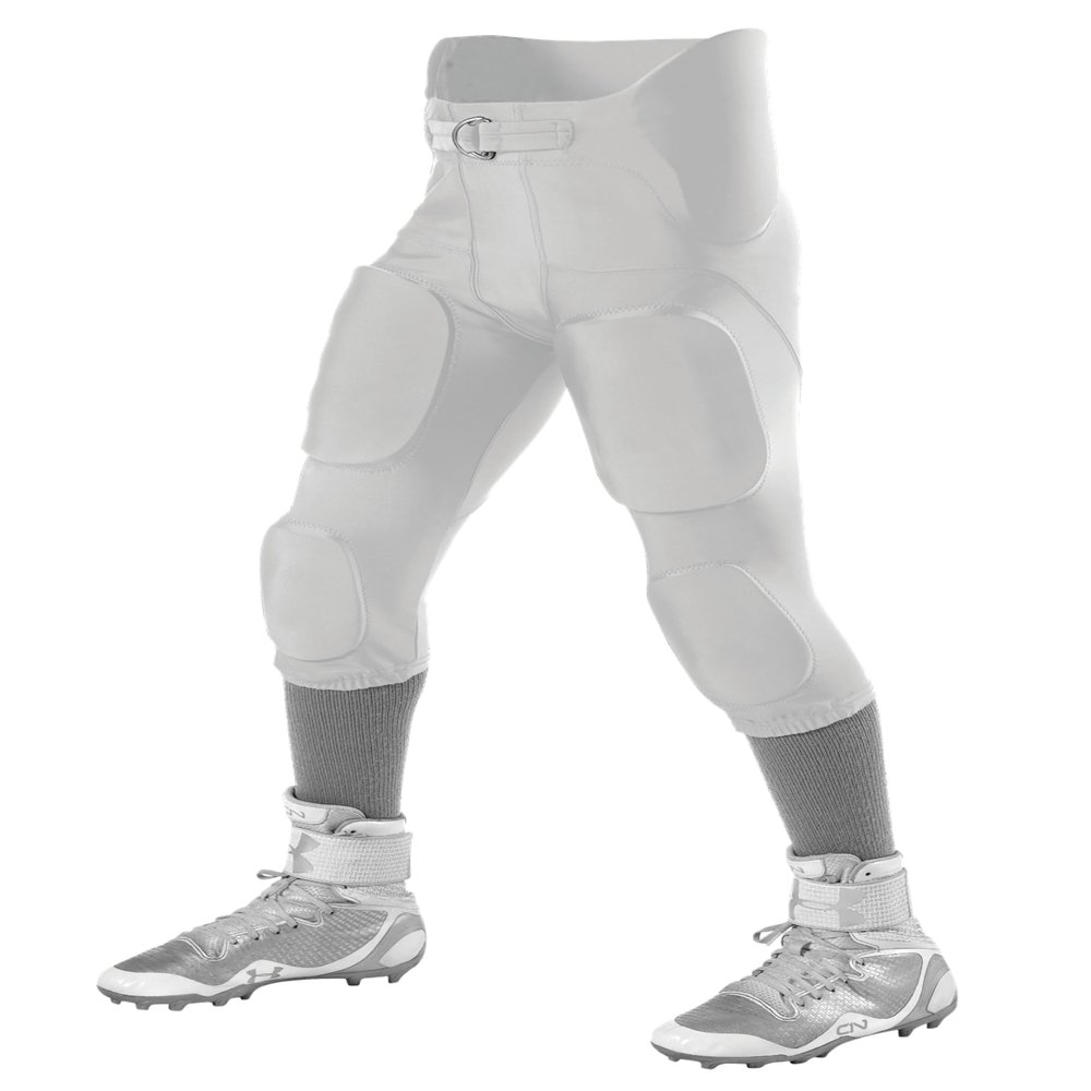 Alleson Athletic Power Spandex Integrated Football Pant White