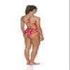 ARENA Women's Shattered Glass Light Drop Back MaxLife One Piece Swimsuit, Fluorescent Red, 20 view 3