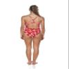 ARENA Women's Shattered Glass Light Drop Back MaxLife One Piece Swimsuit, Fluorescent Red, 20 view 4