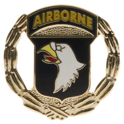 Sujak Military Items USA 101st Airborne Div. Wreath Insignia Hat or Lapel Pin HON15841 F3D32R