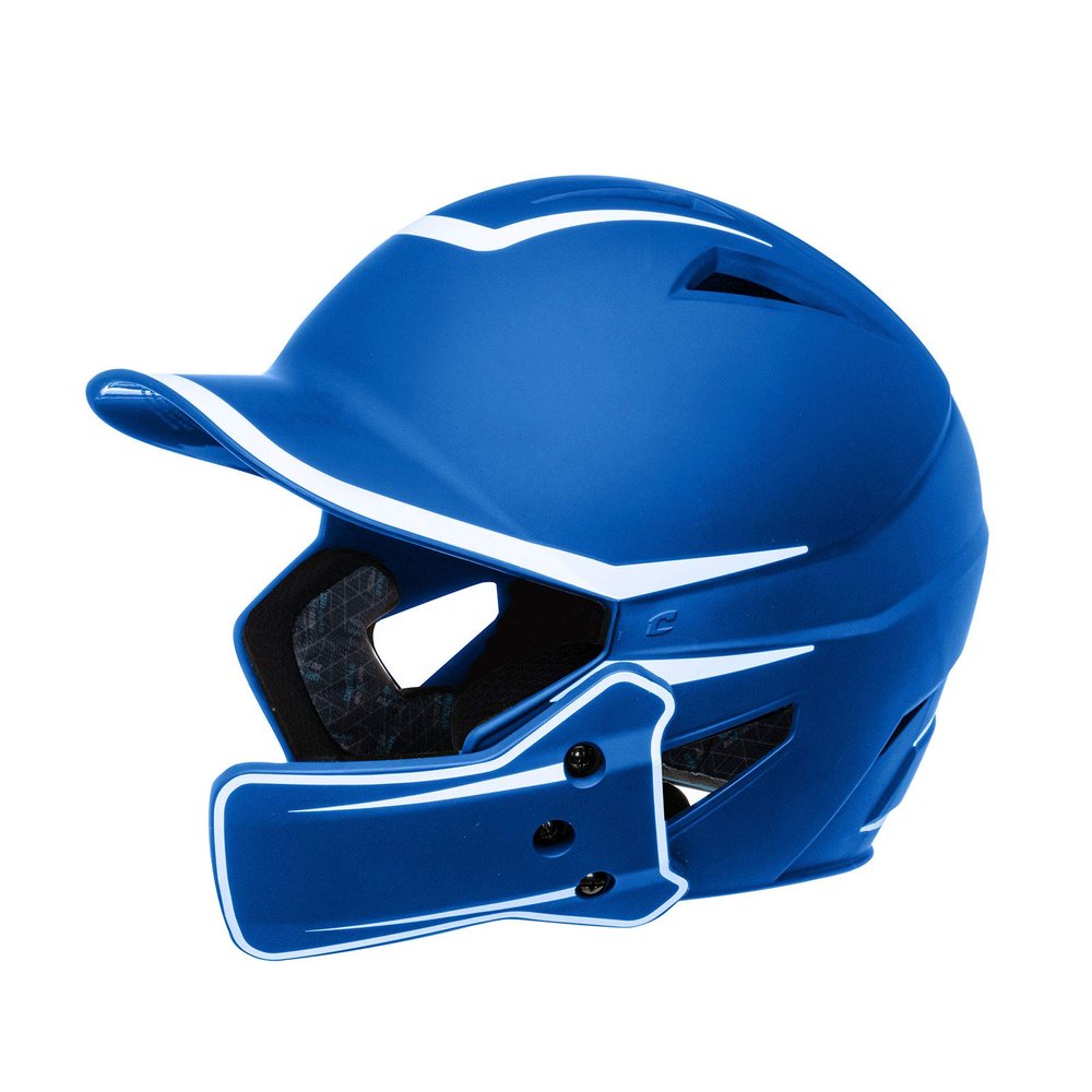 CHAMPRO mens Legend Plus HX Batting Helmet, Royal, White, Large US