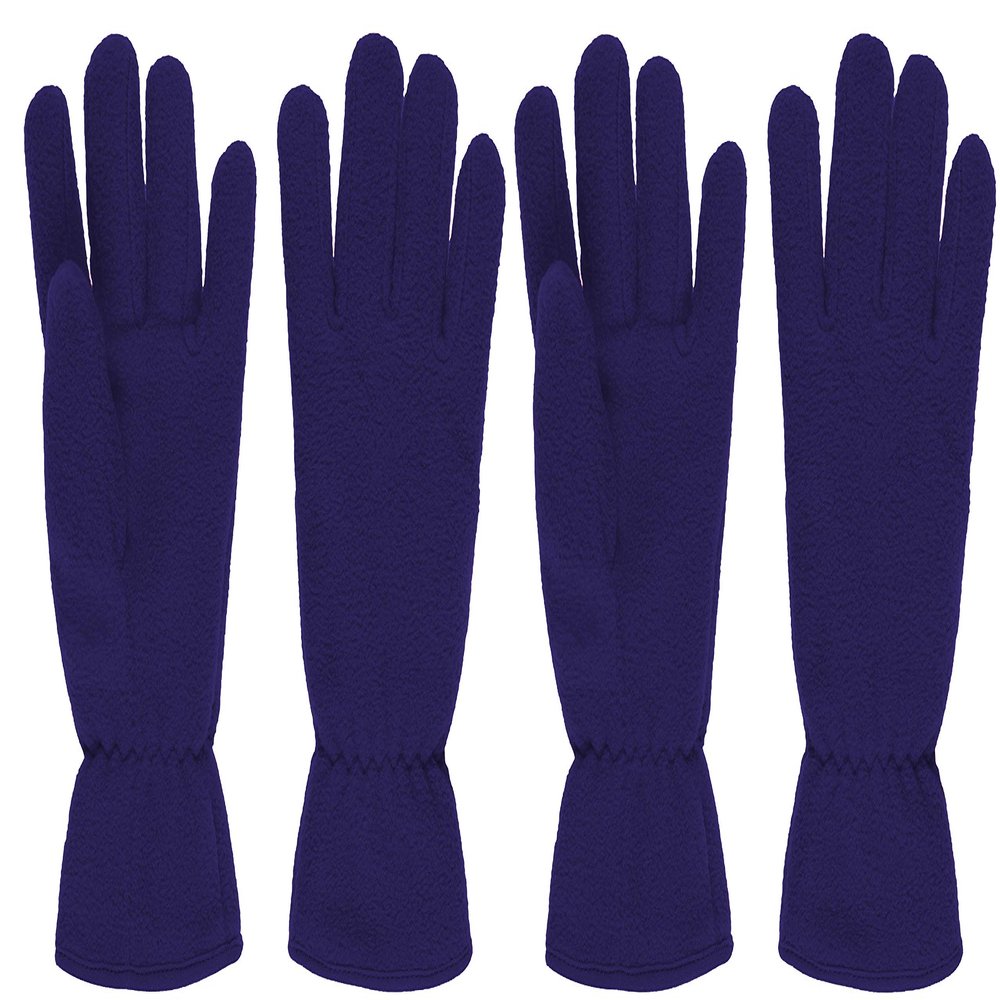 Gilbins 2 Pack Kids Winter Warm Gloves Cold Weather Fleece Polar Gloves for Boys or Girls