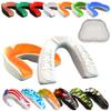 COOLLO SPORTS Boil and Bite Mouth Guard (Youth & Adult) DA Custom Fit Sport Mouthpiece for Football, Hockey, Rugby, Lacrosse, Boxing, MMA (Free Case Included!) (Orange & White, Ages 11 & Above) view 1