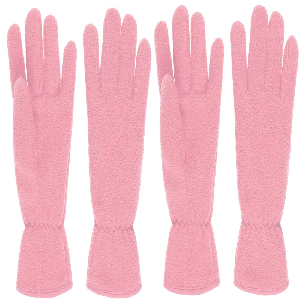Gilbins 2 Pack Kids Winter Warm Gloves Cold Weather Fleece Polar Gloves for Boys or Girls