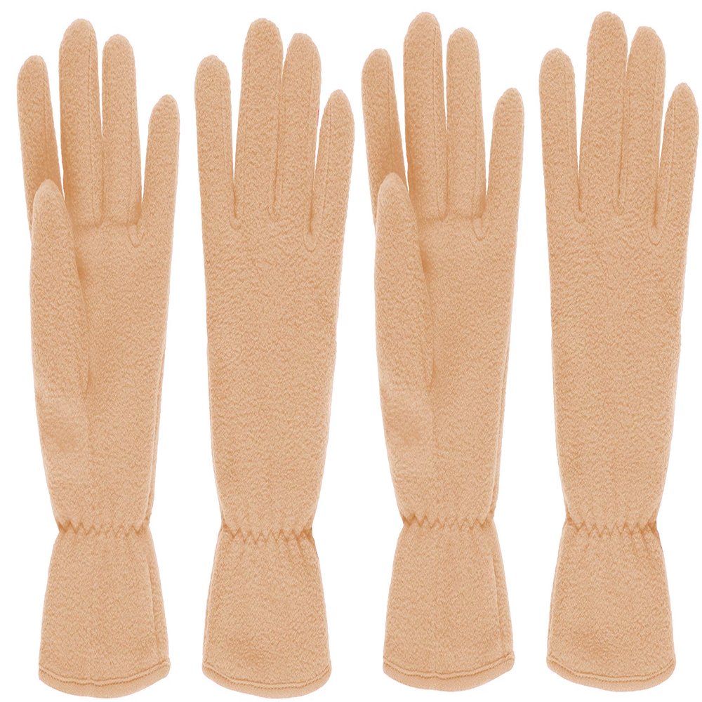 Gilbins 2 Pack Kids Winter Warm Gloves Cold Weather Fleece Polar Gloves for Boys or Girls