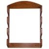 Weaver Wood Designs 4-Gun Solid Oak Wall Display Gun Rack view 1