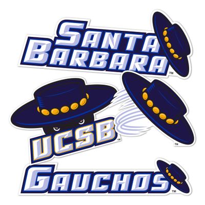 Desert Cactus University of California Santa Barbara UCSB Gauchos Sticker Vinyl Decals Laptop Water Bottle Car Scrapbook T2 (Type 2)