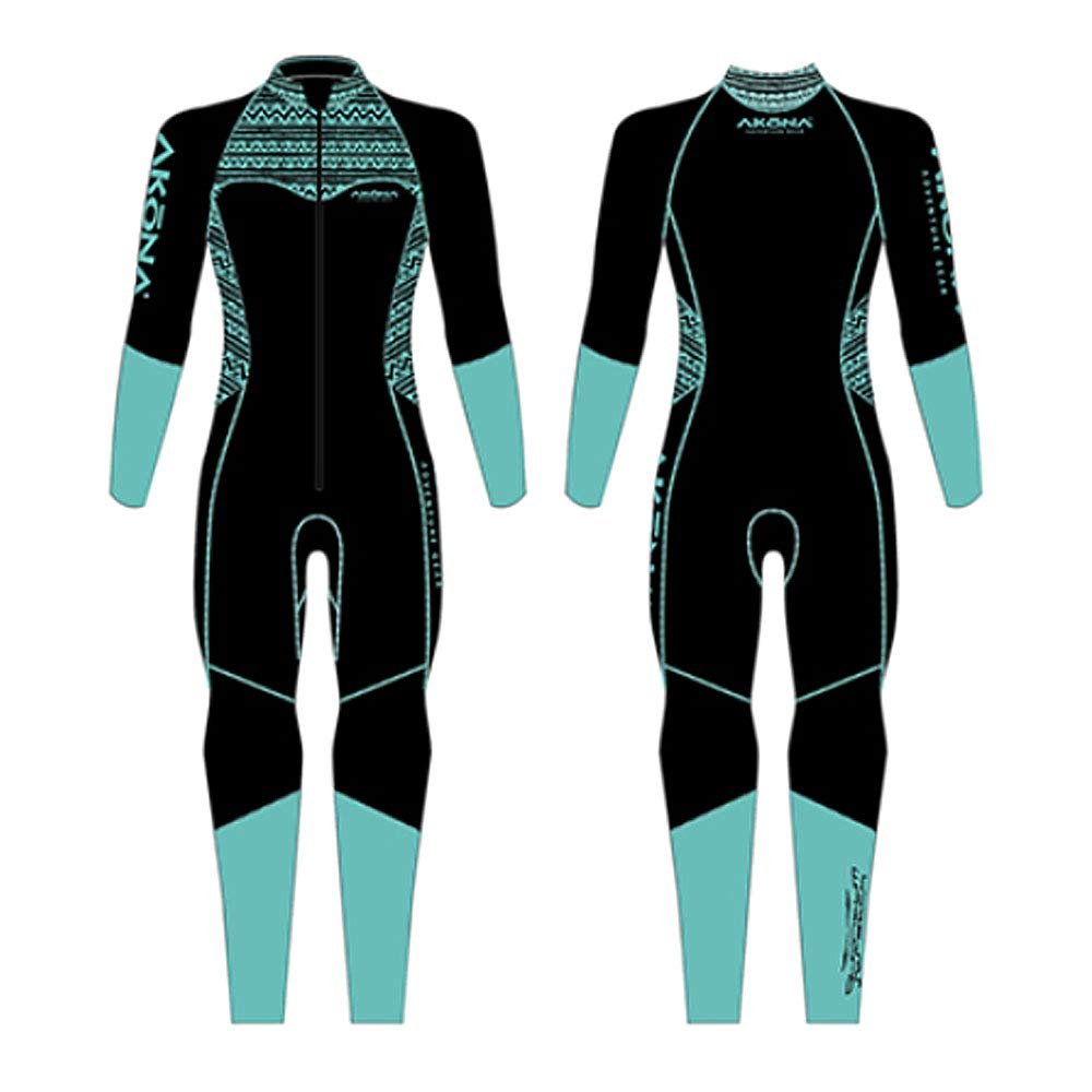 AKONA Women's 3mm Front Zipper Full Suit. Quantum Stretch Neoprene - 5