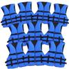 10 Pack Life Jacket Paddle Vest; Coast Guard Approved Type III PFD Life Vest Flotation Device; Jet ski, Wakeboard, Kayak; Ideal Extra Life Jacket for Pontoon Boat Blue Adult view 1