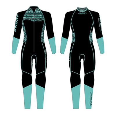 AKONA Women's 3mm Front Zipper Full Suit. Quantum Stretch Neoprene - 15