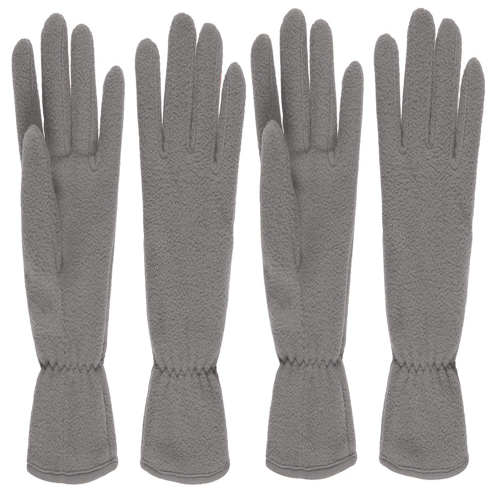 Gilbins 2 Pack Kids Winter Warm Gloves Cold Weather Fleece Polar Gloves for Boys or Girls