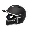 CHAMPRO mens Legend Plus HX Batting Helmet, Black, White, Large US view 1