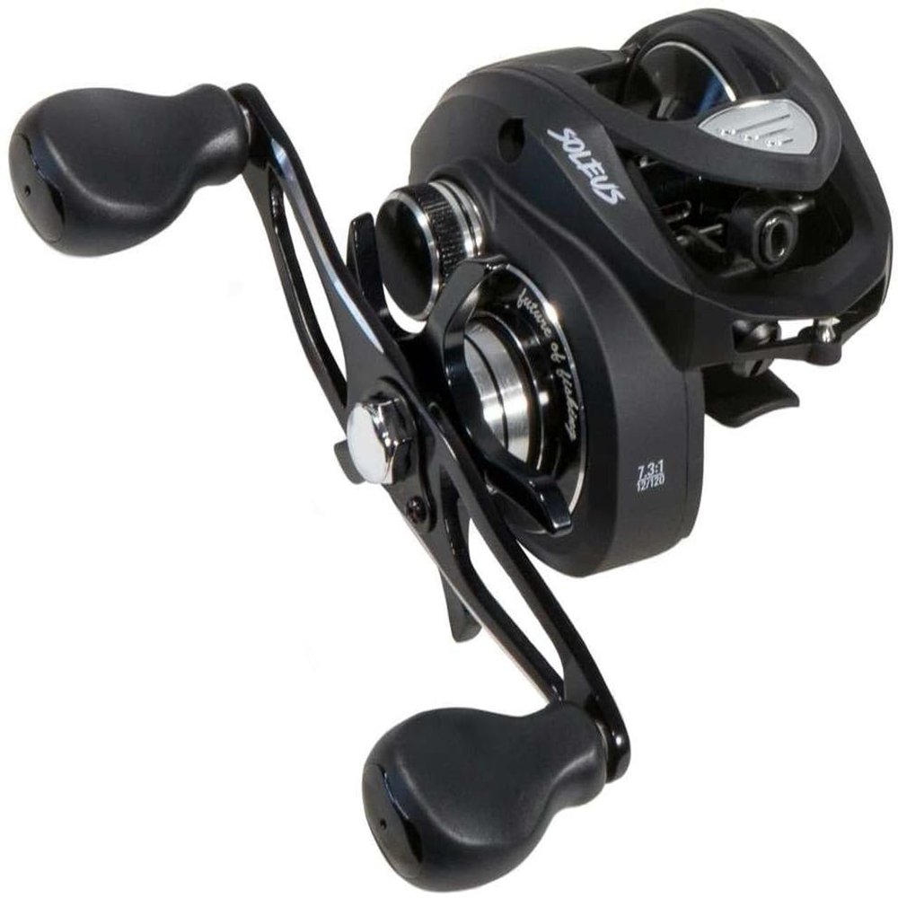 Favorite Soleus Casting Reel, Black (Left) 6.6:1