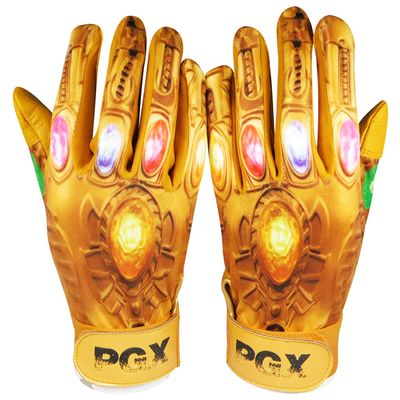 PGX Power Stones Baseball Batting Gloves - Flexible Additional Design - Professional Batting Ideal Glove - Excellent Grip - Professional Batting Ideal Glove Lightweight (Youth Medium)
