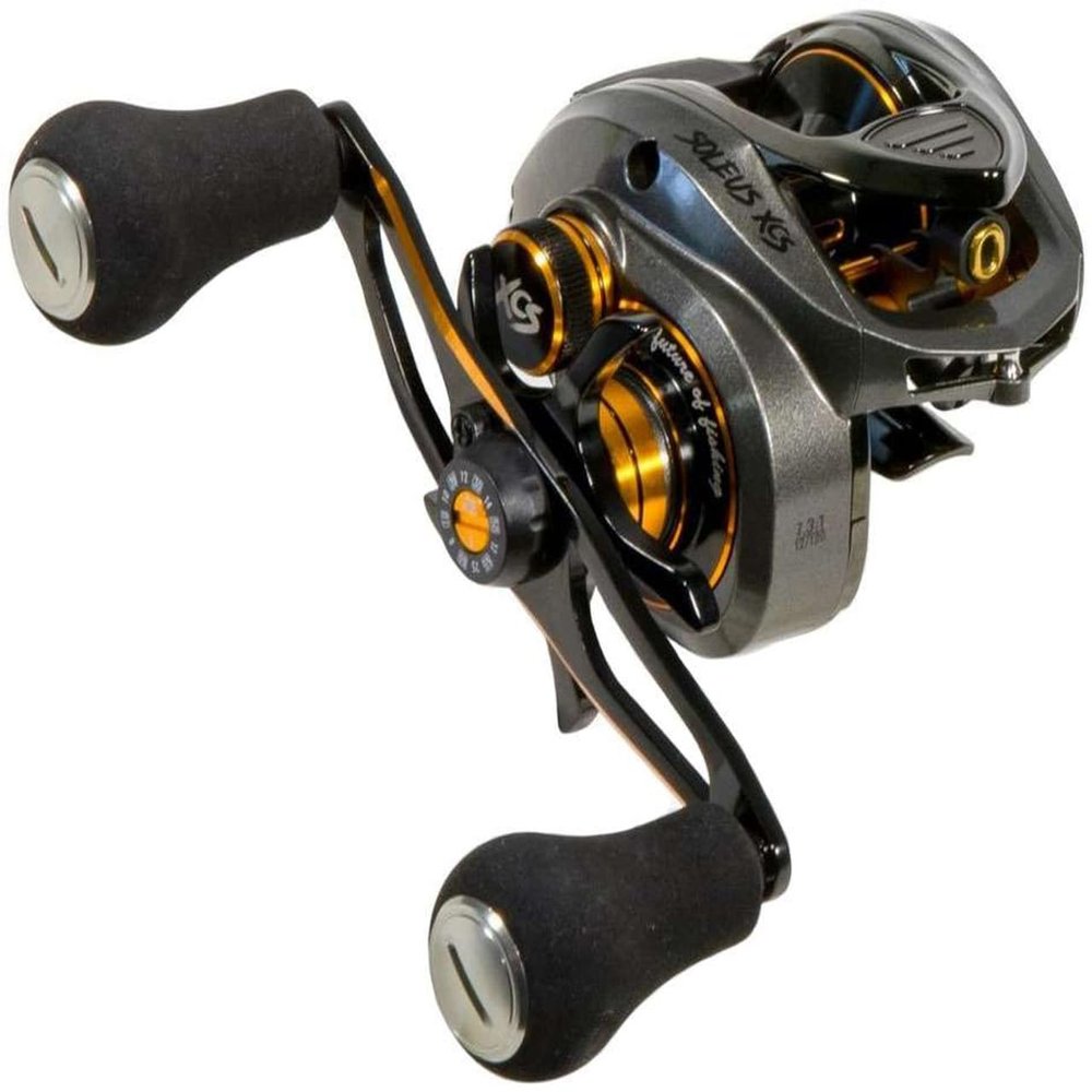 Favorite Soleus XCS Casting Reel, Gun Metal XCS 6.6:1 (Left)