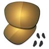 SAUCER Premium Replacement Lenses & Nosepads for Oakley Pulse OO9198 Sunglasses High Defense - Bronze Gold Polarized view 1