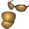 SAUCER Premium Replacement Lenses & Nosepads for Oakley Pulse OO9198 Sunglasses High Defense - Bronze Gold Polarized view 2