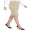 Urban CoCo Women's Elastic Waist Stretch Bodycon Midi Pencil Skirt (as1, Alpha, x_l, Regular, Regular, Camel) view 2