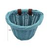 Bike Basket, Little Box Made by Willow for Bicycle, Arts and Cirafts Chldren's Bicycle Basket (Blue) view 3