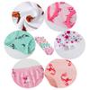Cadidi Dinos Girls' Cotton Brief Underwear, Assorted Panties (Pack of 6) Blue Black Pink Red White Size 5 6 view 2