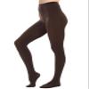 HeyUU Women's 80 Denier Semi Opaque Tights High Waist Soft Solid Color Pantyhose brown lxl view 1