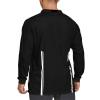 ChinFun Men's Soccer Referee Uniform Long Sleeve Pro Referee Soccer Jersey Perfect for Basketball Football Sports Black S view 2