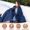 Tirrinia Waterproof Outdoor Blanket with Sherpa Lining, Windproof Triple Layers Warm Comfy Foldable for Camping Stadium, Sports, Picnic, Grass, Concert, Pet, Travel, Emergency Car Blanket 59''X 80'' view 2