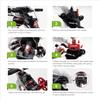 TOP BRAKE Disc Bike Brake Pads Compatible with Shimano Deore M515 M525 TRP Hylex TEKTRO Orion|MTB, Downhill, Trail Bikes|Ceramic Compound, Silent Option, Performance Version, Red view 3