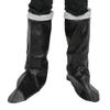 Happyyami 1 Pairs Santa Boot Covers Christmas Cosplay Costume Boots for Adults Black view 1