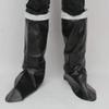 Happyyami 1 Pairs Santa Boot Covers Christmas Cosplay Costume Boots for Adults Black view 2