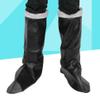 Happyyami 1 Pairs Santa Boot Covers Christmas Cosplay Costume Boots for Adults Black view 3