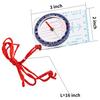 BBTO 9 Pieces Orienteering Compass Hiking Backpacking Camping Compass Map Reading Outdoor Waterproof Compass for Scout Men Women view 2