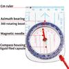 BBTO 9 Pieces Orienteering Compass Hiking Backpacking Camping Compass Map Reading Outdoor Waterproof Compass for Scout Men Women view 4