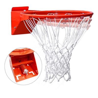 ProSlam Professional 180 Heavy Duty Breakaway Basketball Rim18 inch Single Spring Flex Rim Goal Replacement Fits 5"x5", 5"x4", 4"x3"5"x3" Hole Pattern Backboard