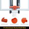 ProSlam Professional 180 Heavy Duty Breakaway Basketball Rim18 inch Single Spring Flex Rim Goal Replacement Fits 5"x5", 5"x4", 4"x3"5"x3" Hole Pattern Backboard view 3