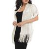 BANETTETA Gold Shawl Shawls and Wraps for Weddings Shawls and Wraps for Evening Dresses Shall for Women Shall (Light Champagne) view 4