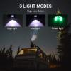 BORUIT RJ-3000 LED Rechargeable Headlamp with Green Light,Super Bright White Green Light Hunting Headlight,3 Mode Waterproof Tactical Head Lamp for Hunting Running Camping Hiking Fishing view 3