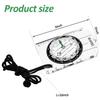BBTO 9 Pieces Orienteering Compass Hiking Backpacking Camping Compass Map Reading Outdoor Waterproof Tool for Scout Kids Women view 2