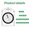 BBTO 9 Pieces Orienteering Compass Hiking Backpacking Camping Compass Map Reading Outdoor Waterproof Tool for Scout Kids Women view 3