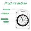 BBTO 9 Pieces Orienteering Compass Hiking Backpacking Camping Compass Map Reading Outdoor Waterproof Tool for Scout Kids Women view 4