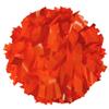 Danzcue 2 Pack 6 Inches Plastic Cheerleading Pom Pom with Baton Handle  (Orange, One Size) view 1