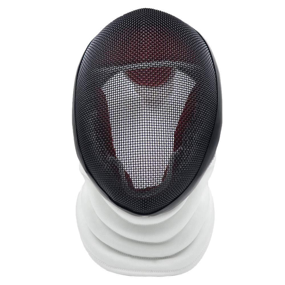 ThreeWOT Fencing Mask, Fencing Epee Mask,350N CE Certification Fencing Epee Protective Gear(Contain Storage Bag) (Large, Detachable)