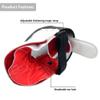 ThreeWOT Fencing Mask, Fencing Epee Mask,350N CE Certification Fencing Epee Protective Gear(Contain Storage Bag) (Large, Detachable) view 4
