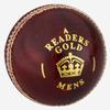 Readers Unisex's Gold 'A' Cricket Ball, Red, Mens view 1