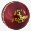 Readers Unisex-Youth County Elite Cricket Ball, Red view 2