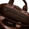 Silvia Rossini 2501612 Shoulder Bag with Pleasant Velour Material with Embossed Pattern Fashionable Mocha view 3